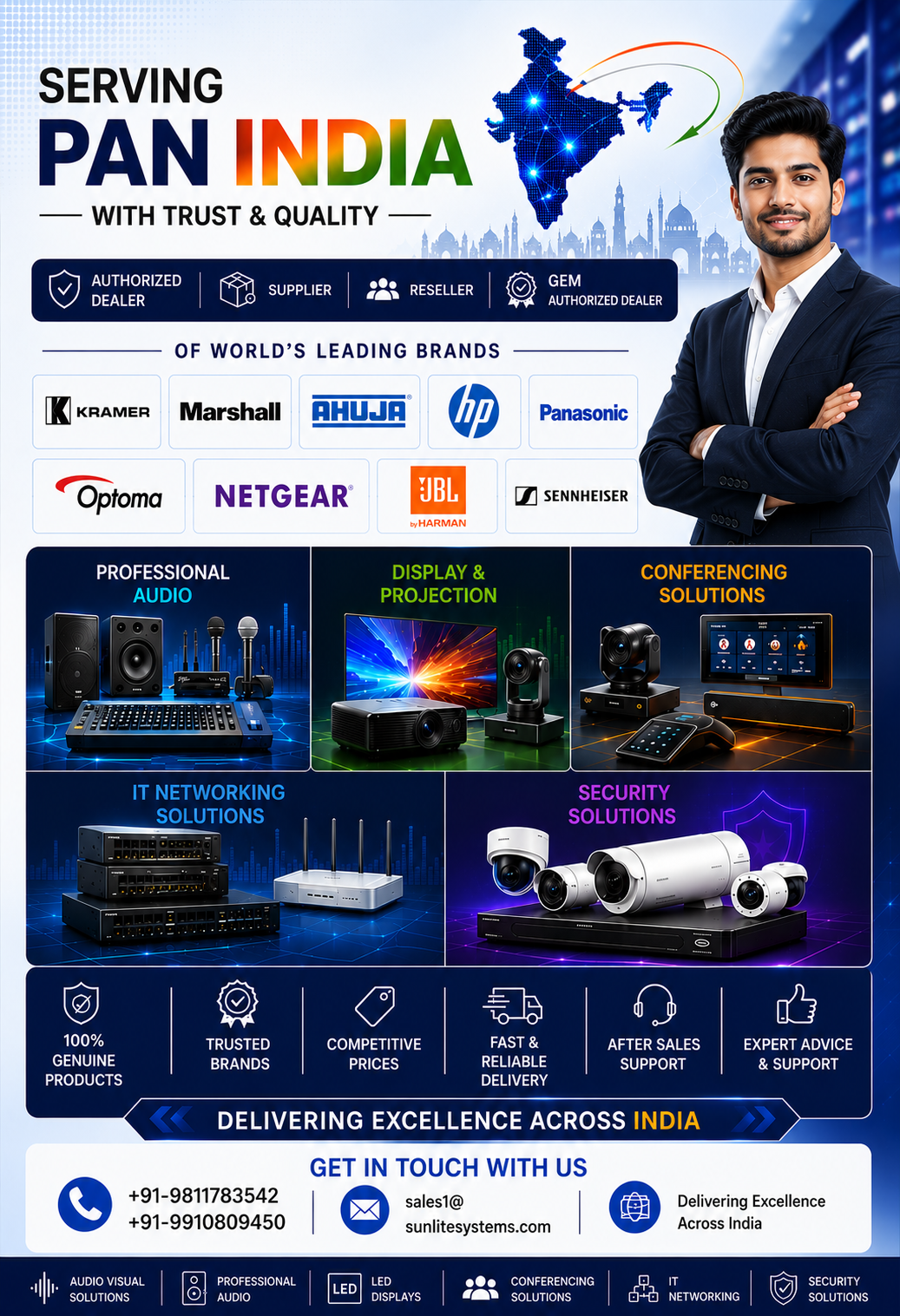 Comprehensive IT & AV Product Portfolio Chandigarh